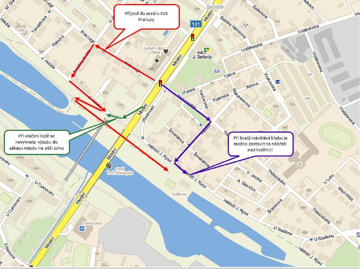 P��jezd do lod�nice